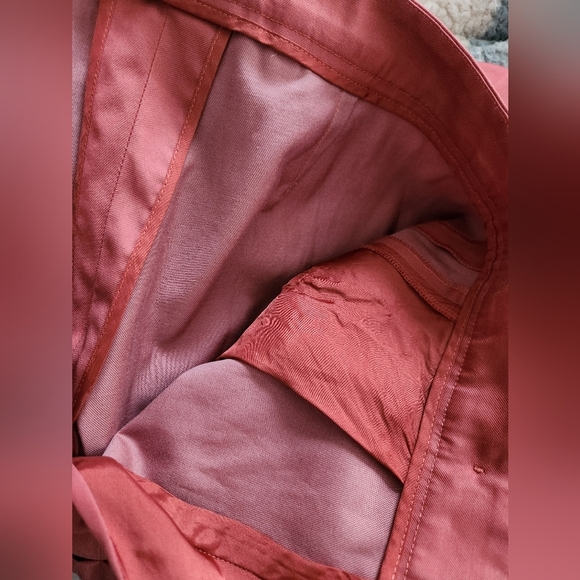 Molly Goddard Clay Brick Red Pleated Chinos Poly/Cotton sz 6 - Picture 8 of 10